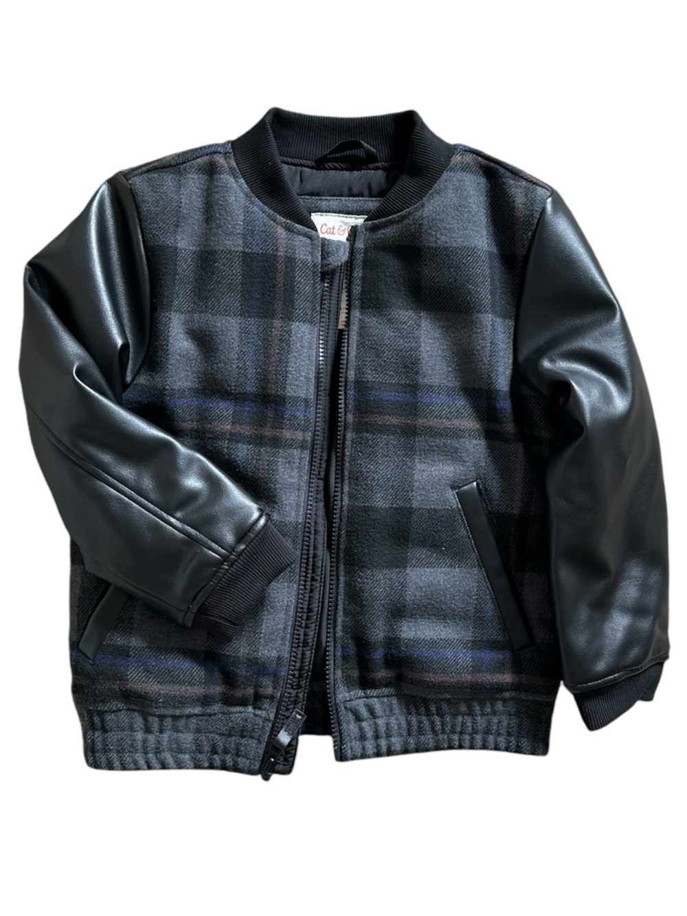 NEW Plaid Bomber Jacket Perfect for Back to School